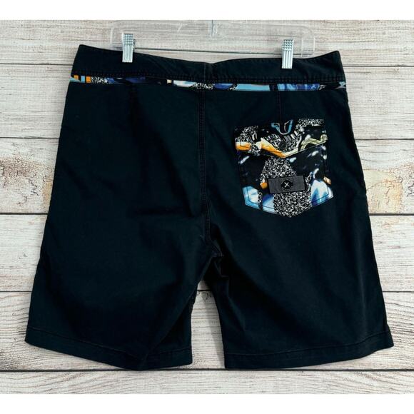 Robert Delong x QuikSilver Vortex Remix Street Trunk Board Shorts Men's Size 34 - Picture 1 of 12